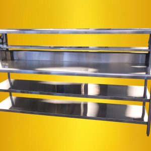 MESA DE TRABAJO CON REPISA SUPERIOR