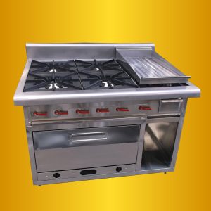 COCINAS INDUSTRIALES CON HORNO Y PLANCHA