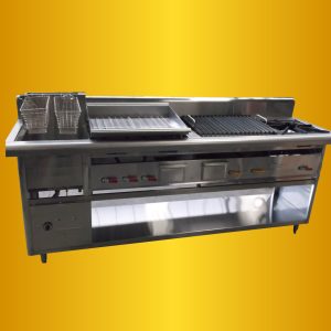 MODULO QUEMADOR, PARRILLA, PLANCHA Y FREIDORA